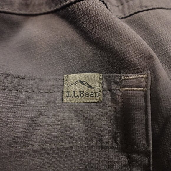 L.L. Bean Vista Camp Crop Pants Women’s XL Dark Gray - Picture 11 of 12